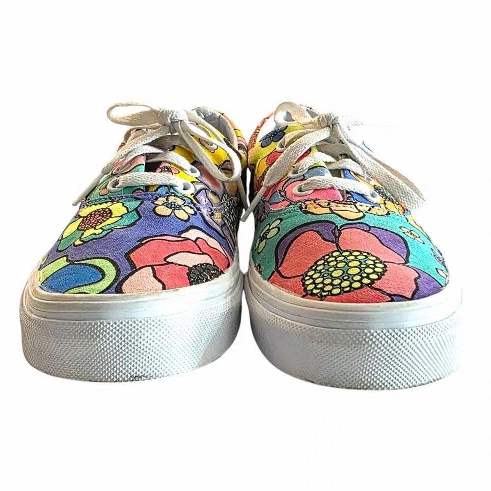 VANS Era Create Ur U Color 508731 Women's 7 Shoes Sneakers Psychedelic Floral‎